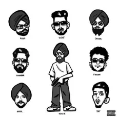 WZR GANG - Wazir Patar - Wazir Patar, Roop Bhullar, Jeona Sandhu, Pawan Dhanda, Vijay Brar, Sky 38, Chobar, Aqaal MP3 Songs